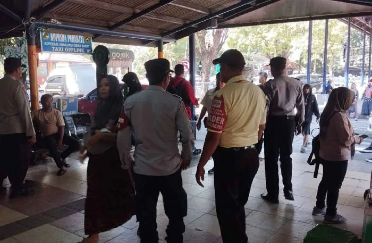 Polresta Sidoarjo Tingkatkan Pengamanan di Terminal Bungurasih