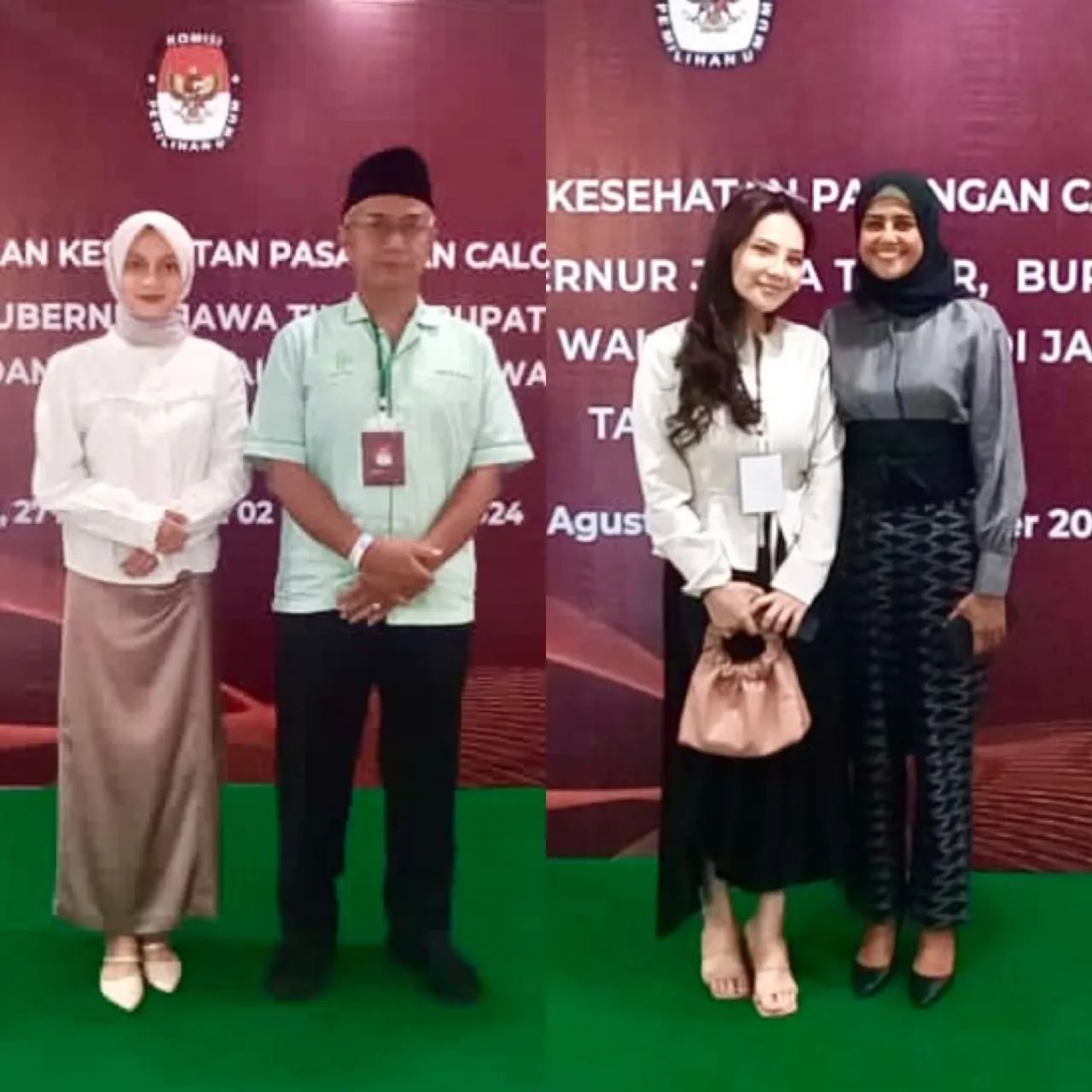 KPU Kota Kediri Antar Bapaslon Wali Kota dan Wakil Wali Kota Kediri Pemeriksaan Kesehatan