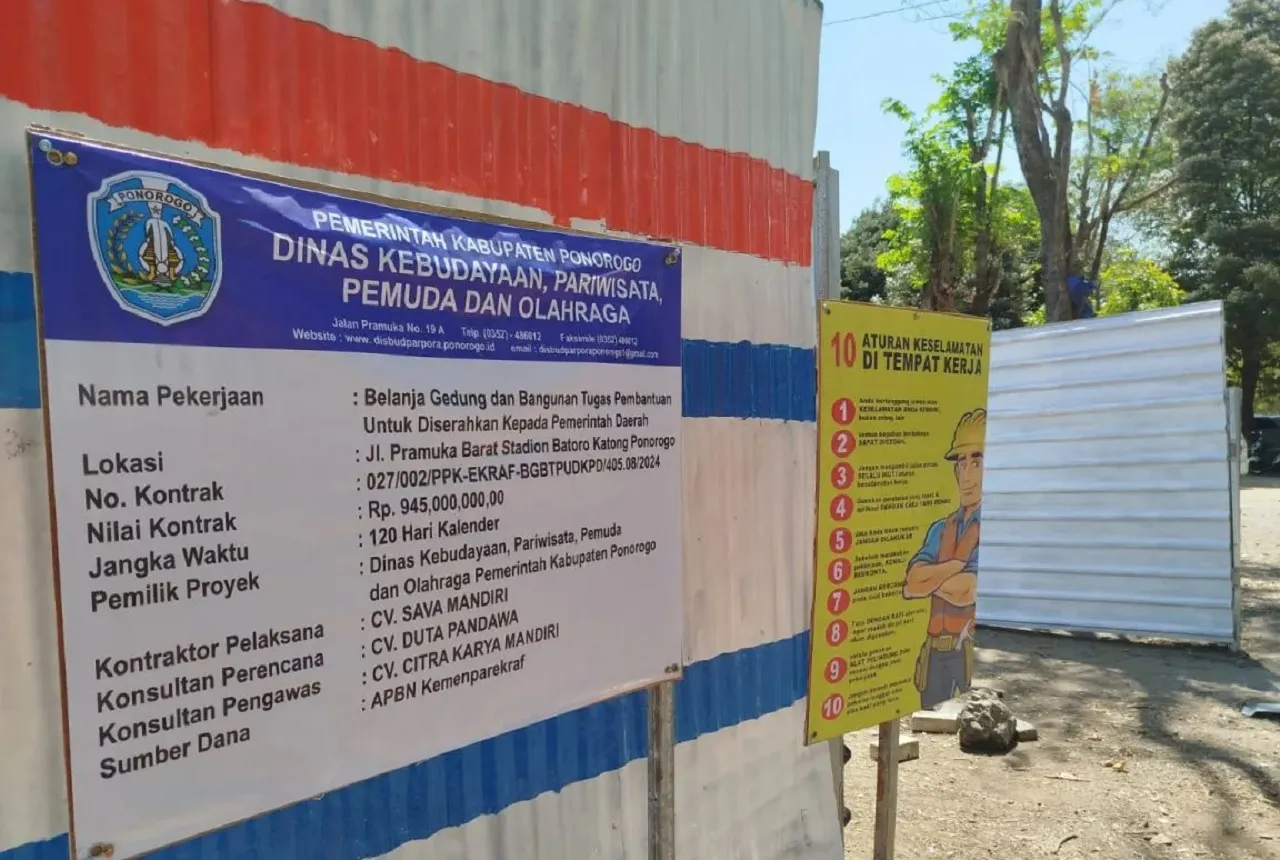 Gedung Ekraf Ponorogo Mulai Dibangun, Anggarkan Pagu Kemenparekraf Rp 1,2 Miliar
