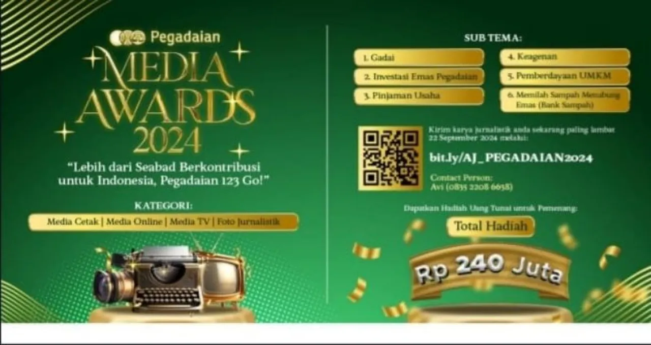 Baca juga : Pegadaian Gelar Lomba Karya Jurnalistik