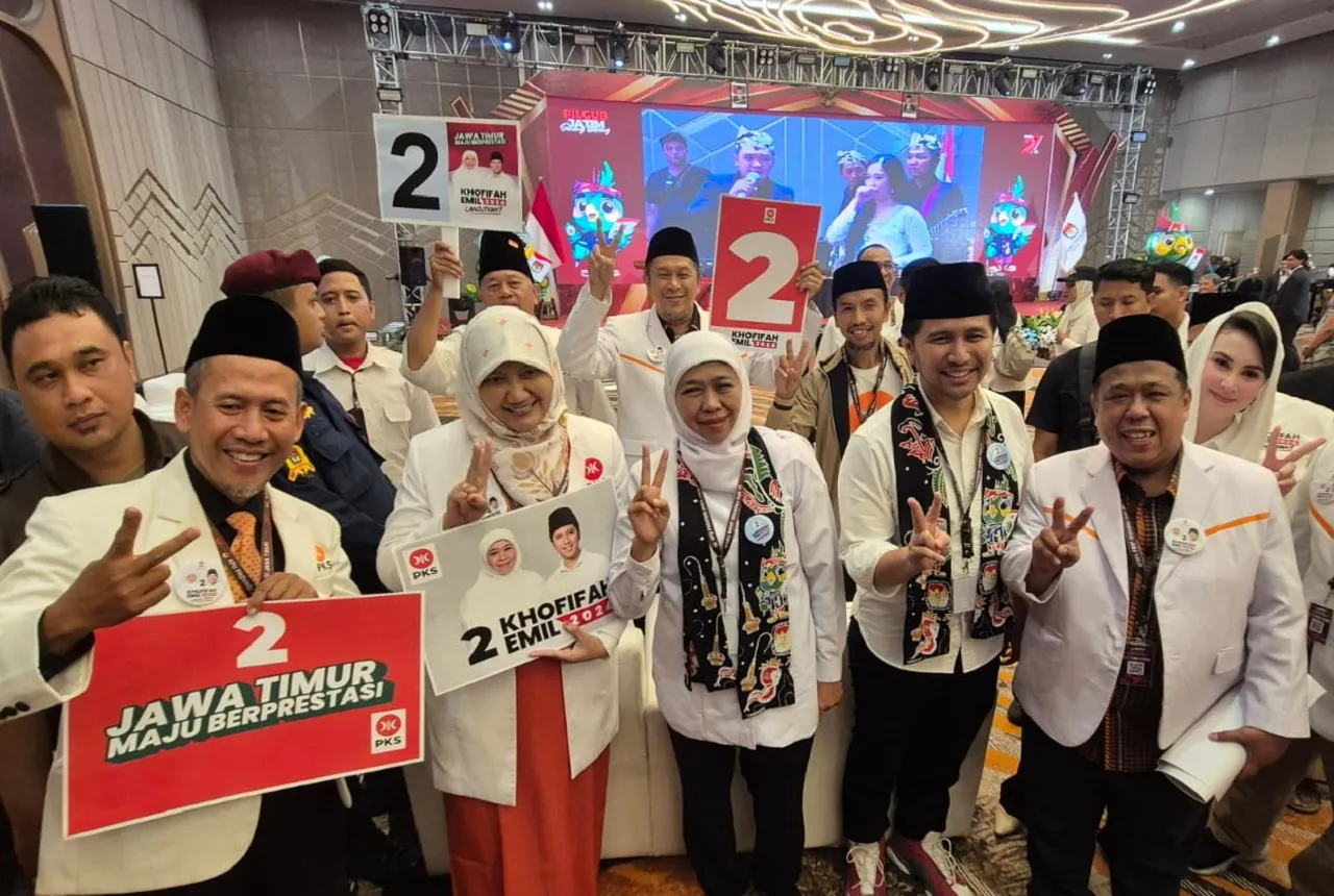 Pengundian Nomor Urut Pasangan Khofifah-Emil, PKS Jatim Optimis No 2 Bawa Kemenangan