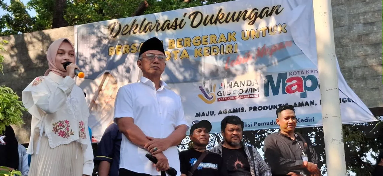Koalisi Pemuda Kota Kediri Dukung Vinanda - Gus Qowim di Pilkada 2024
