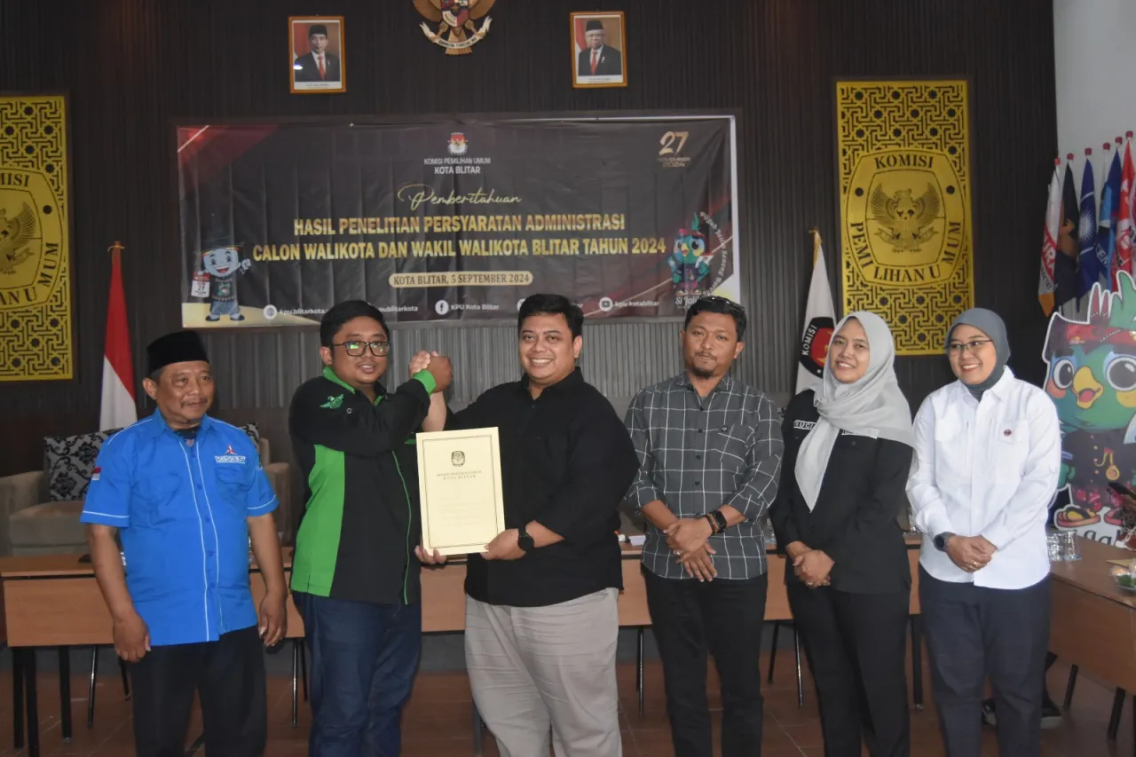 KPU Kota Blitar: Berkas Bakal Calon Wali Kota dan Wawali Perlu Dibenahi