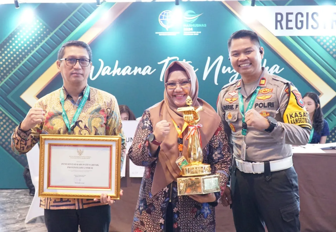 Berhasil Menata Transportasi Publik, Gresik Raih Wahana Tata Nugraha 2024