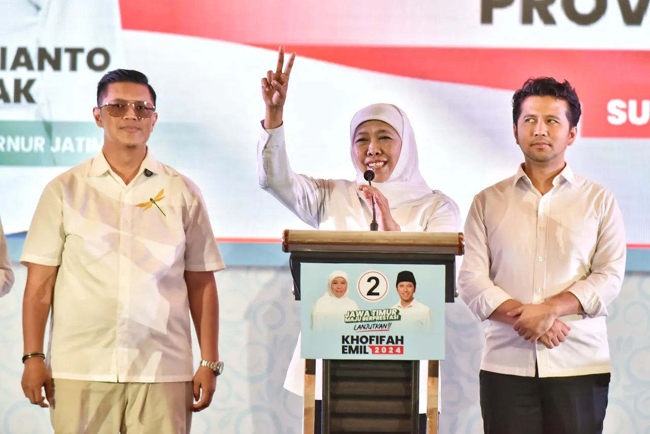Gelar Rakor Tim Pemenangan, Khofifah Serukan Politik Santun