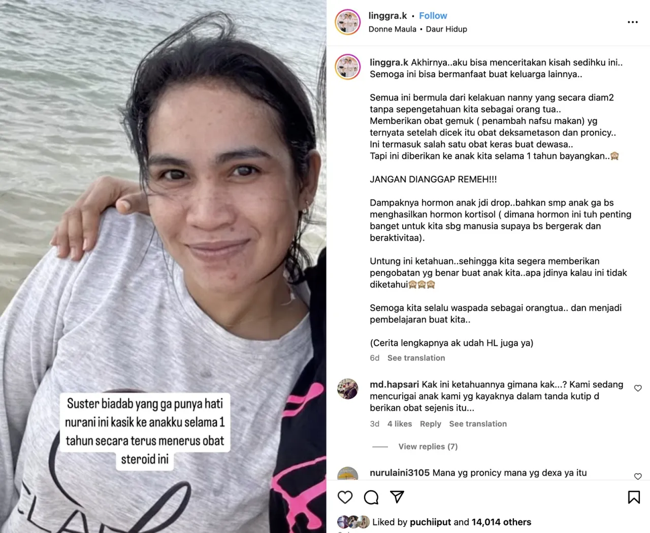 Babysitter Cekoki Anak 2 tahun dengan Deksametason