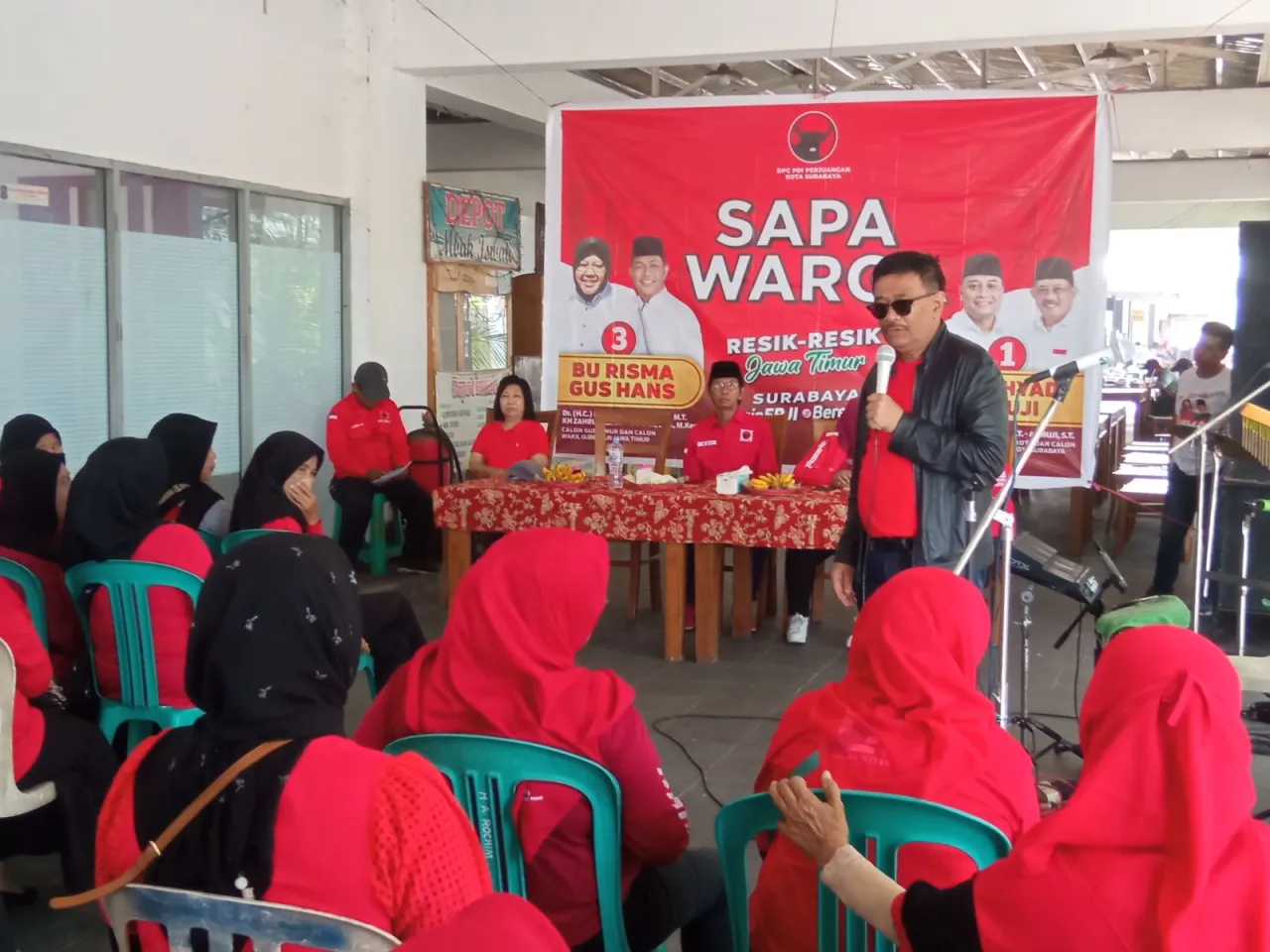 Djarot Kampanye Risma-Gus Hans dan Eri-Armuji: Pendidikan Gratis untuk Potong Kemisknan