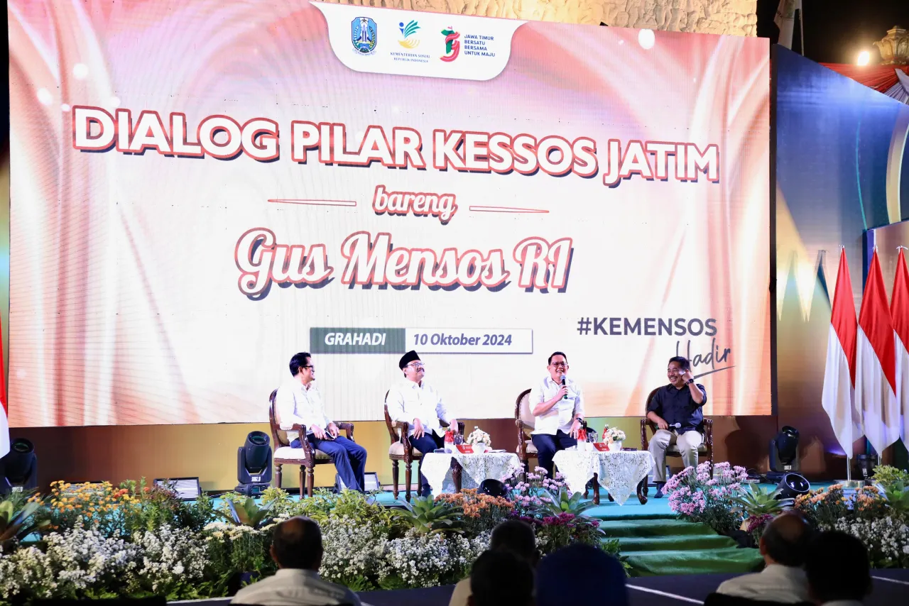 Dialog Bersama Gus Ipul, Adhy Karyono Apresiasi Para Ujung Tombak Penanggulangan Masalah Sosial