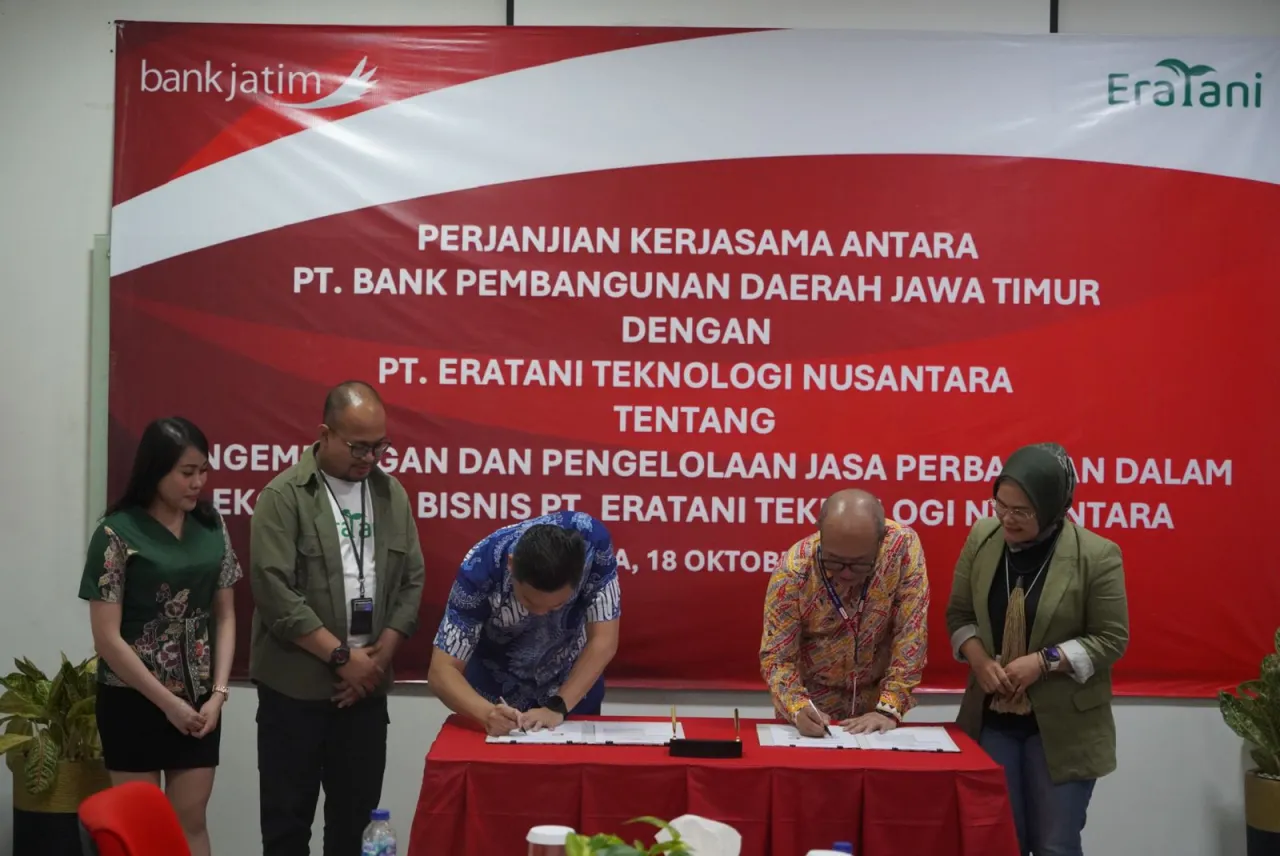 Bank Jatim dan Eratani Jalin Kerja Sama Buka Peluang Pembiayaan
