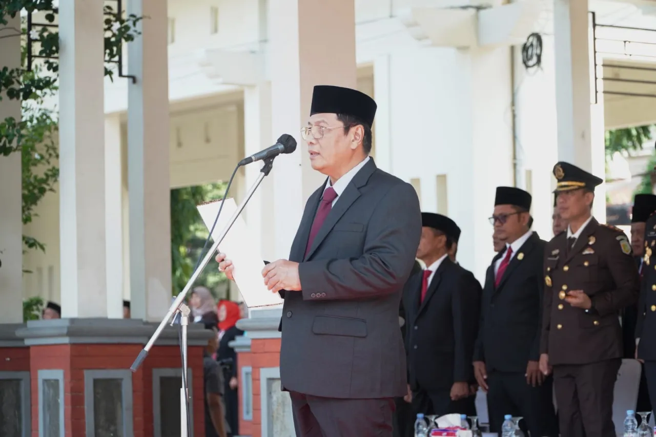 Plt Bupati Lamongan Pimpin Upacara Hari Kesaktian Pancasila