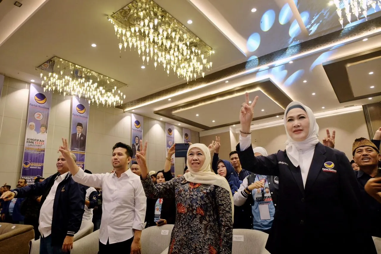 Ketua NasDem Jatim Lita MA Perintahkan Kader Menangkan Khofifah-Emil
