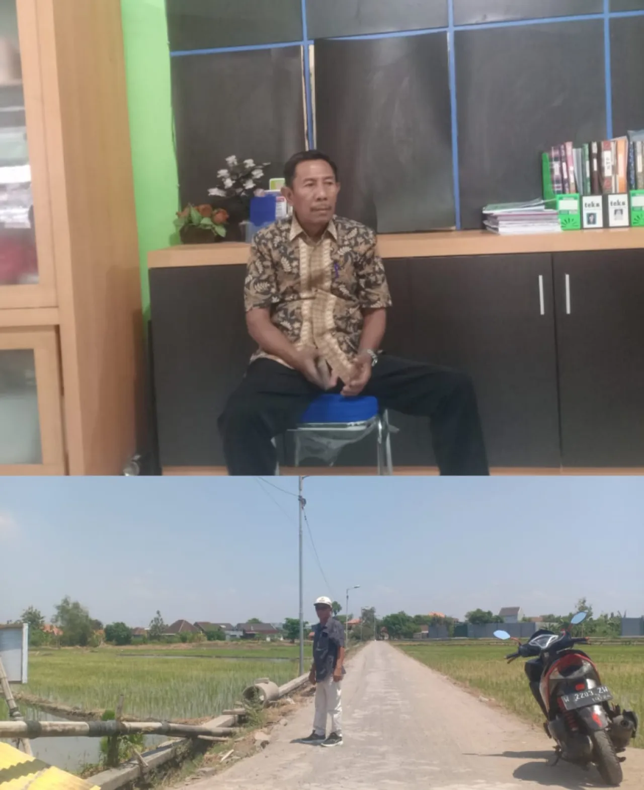Tingkatkan Katahanan Pangan Pemdes Klurak Kecamatan Candi Pavingisasi Jalan Usaha Tani