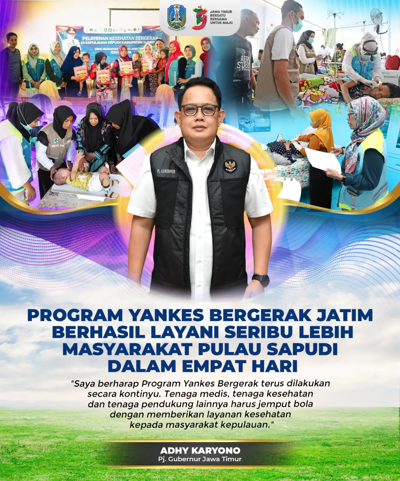 Program Yankes Bergerak Jatim Berhasil Layani Seribu Lebih Masyarakat Pulau Sapudi Dalam Empat Hari