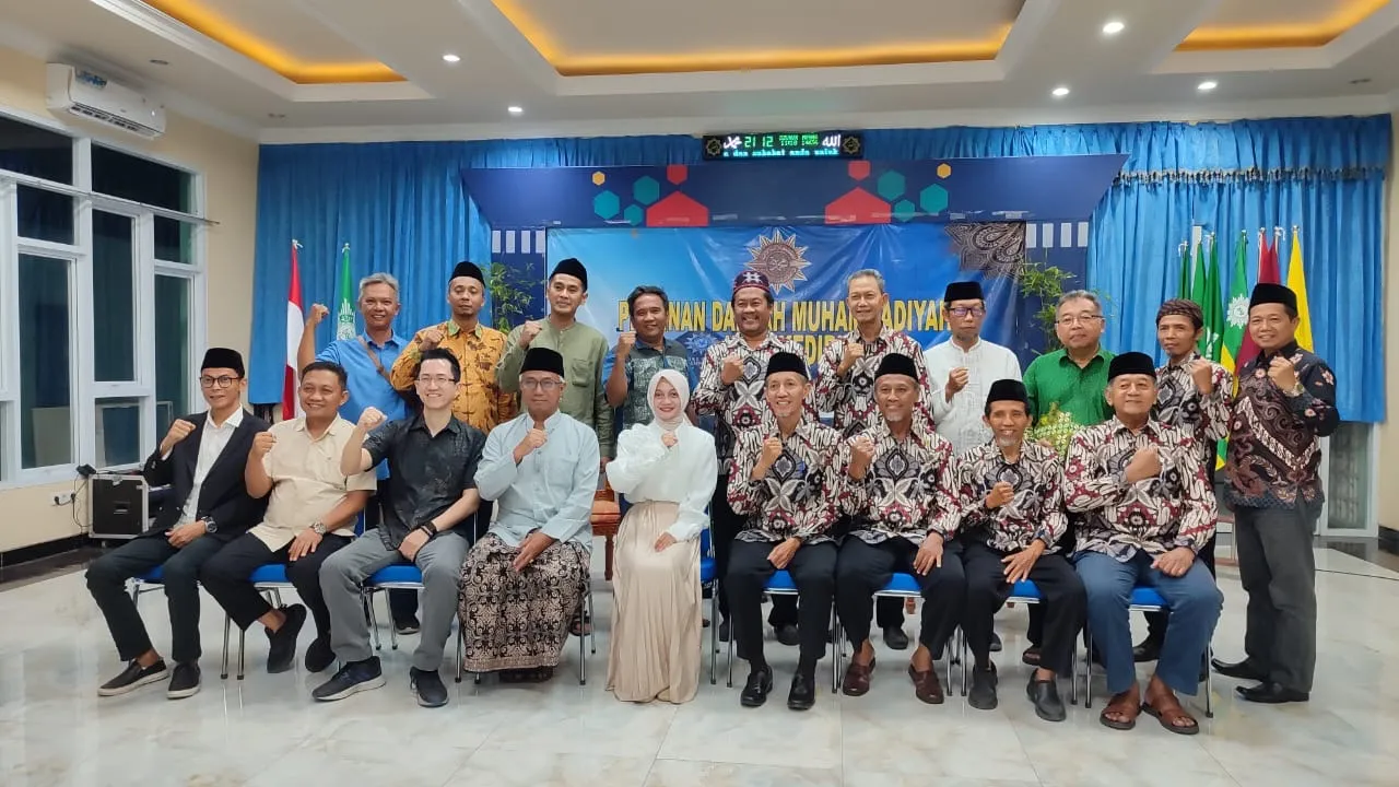 Vinanda - Gus Qowim Silaturahmi ke Muhammadiyah Ajak Kolaborasi Bangun Kota Kediri