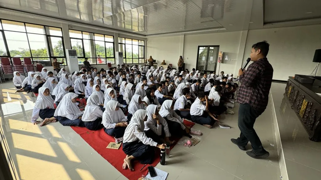 Ratusan Pelajar P5 Digembleng Digital Kewirausahaan di Gedung PLUT Kota Mojokerto