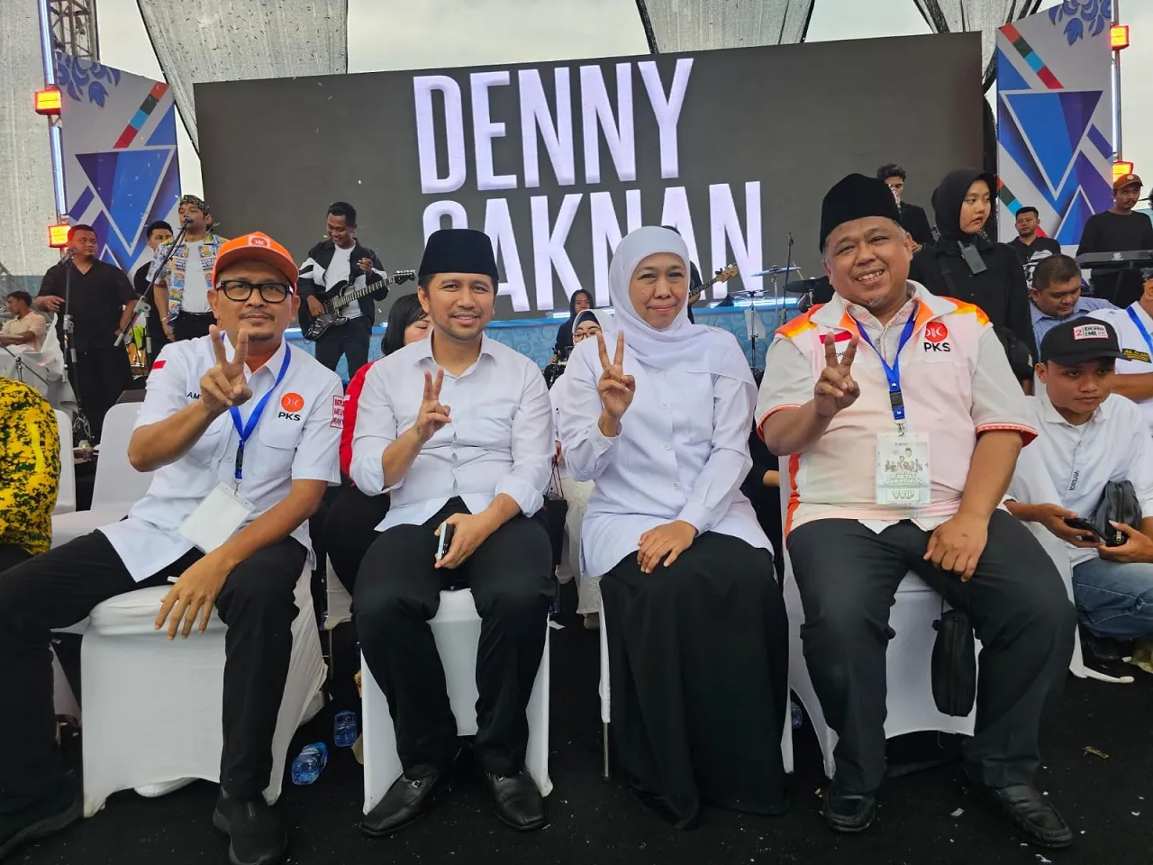 Beri Dukungan Coblos No 2, PKS Jatim Hadiri Kampanye Akbar Khofifah-Emil di Jember