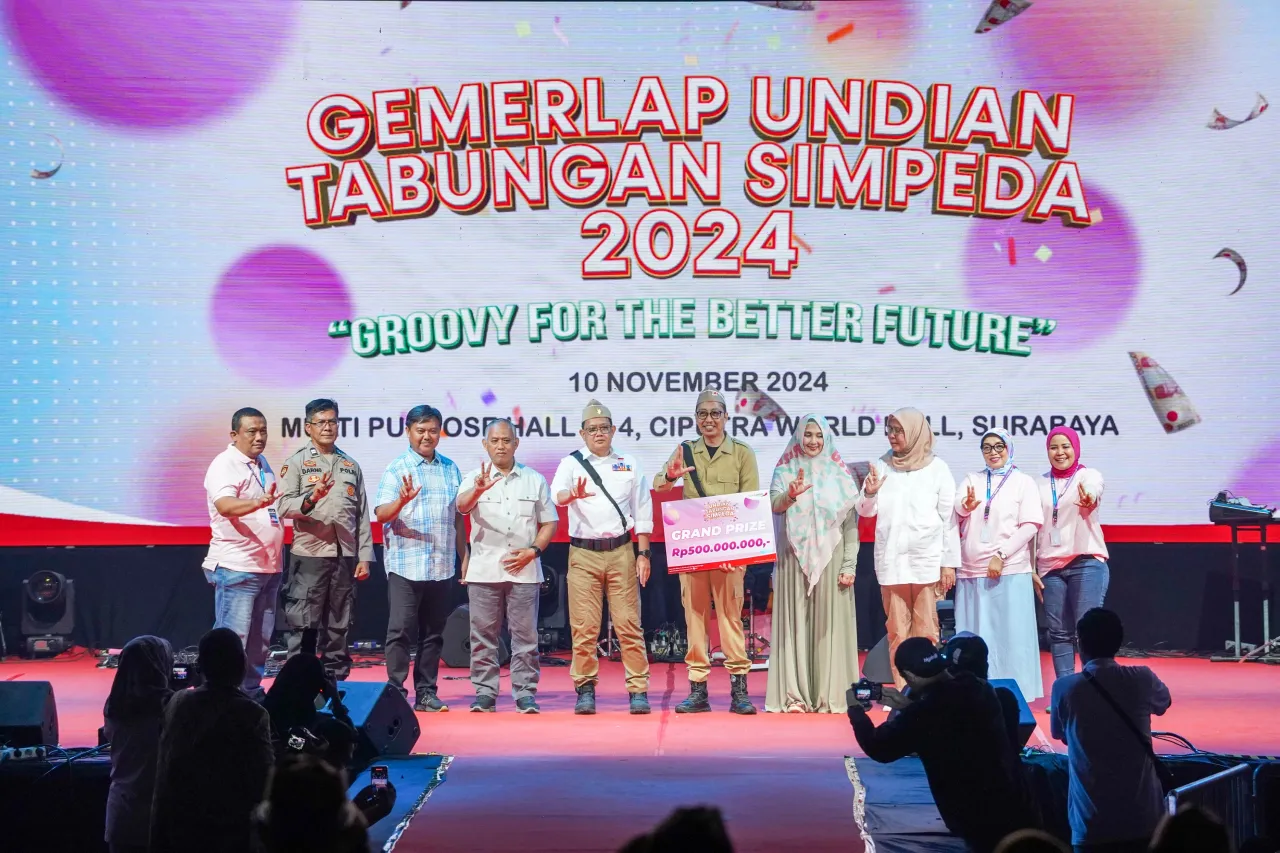 Total Hadiah Miliaran, Gemerlap Undian Tabungan Simpeda Sukses Digelar