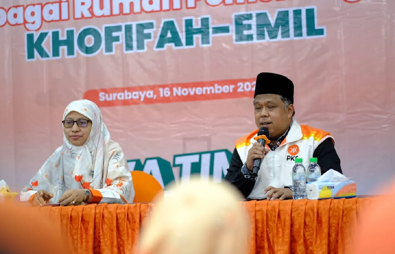 Launching 1040 RKI PKS Jadi Rumah Pemenangan Khofifah-Emil, Ketua PKS Jatim: Siap All Out Menangkan