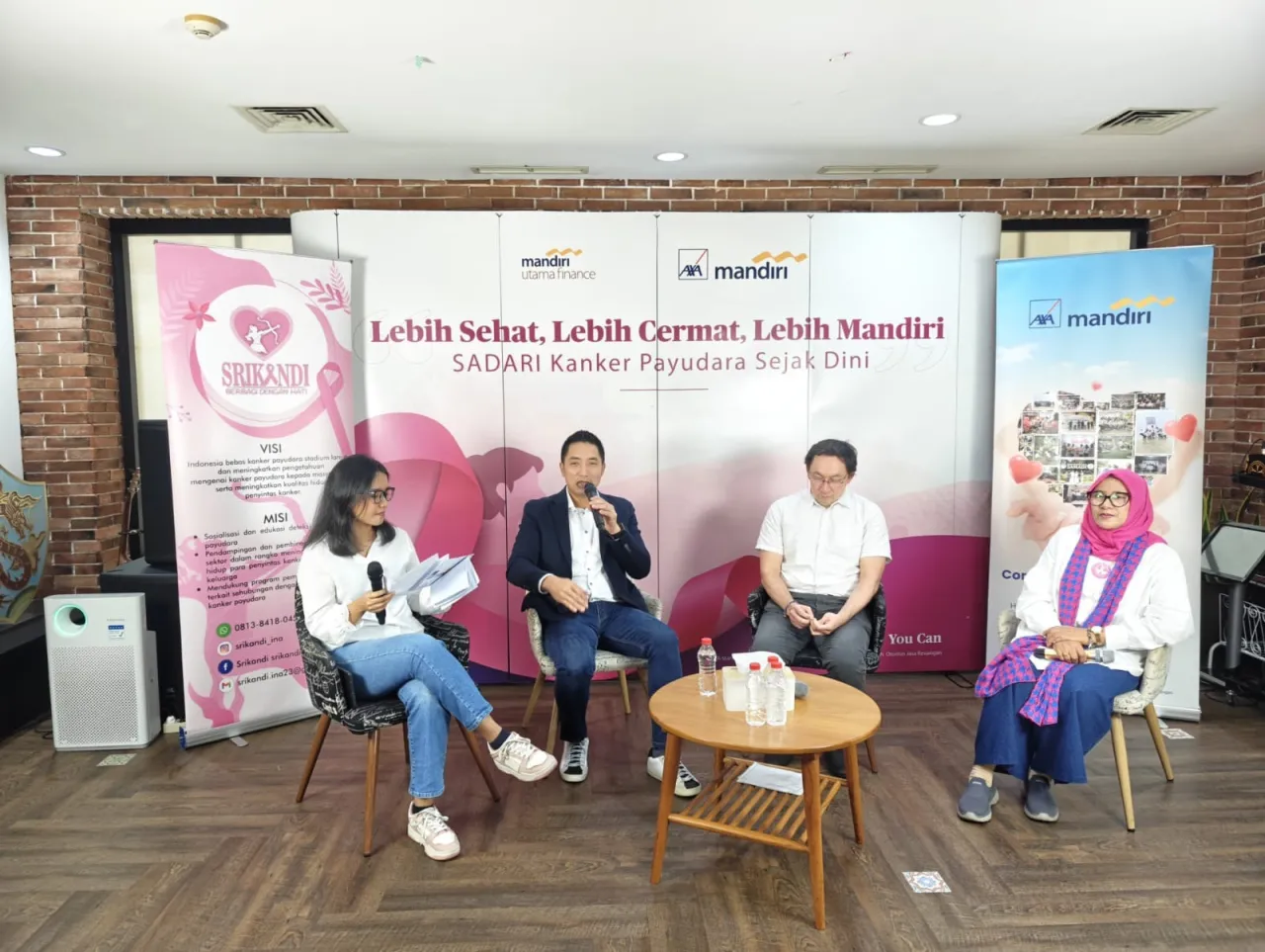 Gelar Talkshow Bertajuk Lebih Sehat, AXA Mandiri dan MUF Serukan Deteksi Dini Kanker Payudara
