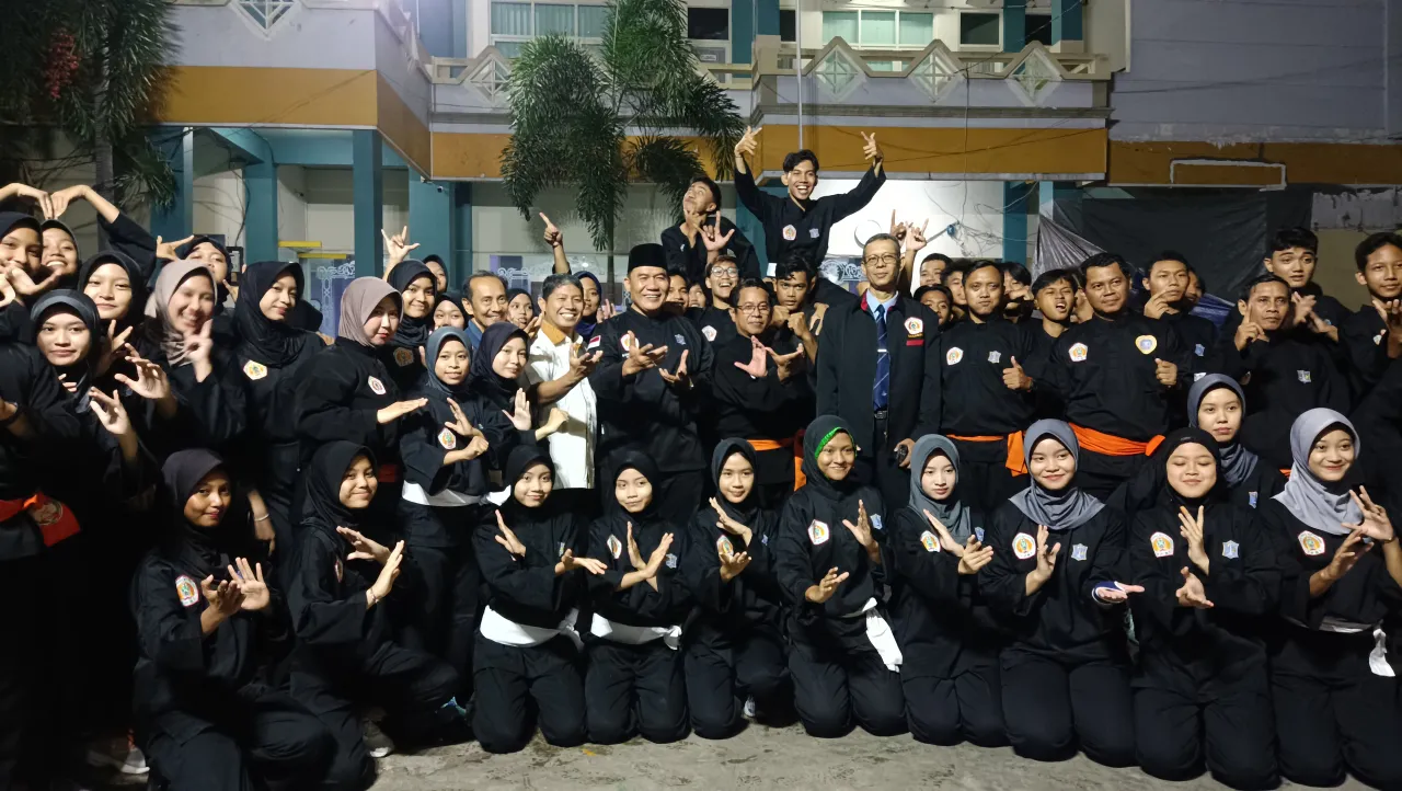 Jelang Prorprov 2025, Ketum IPSI Jatim Tinjau Atlet Pencak Silat SMP Muhammadiyah 2 Surabaya