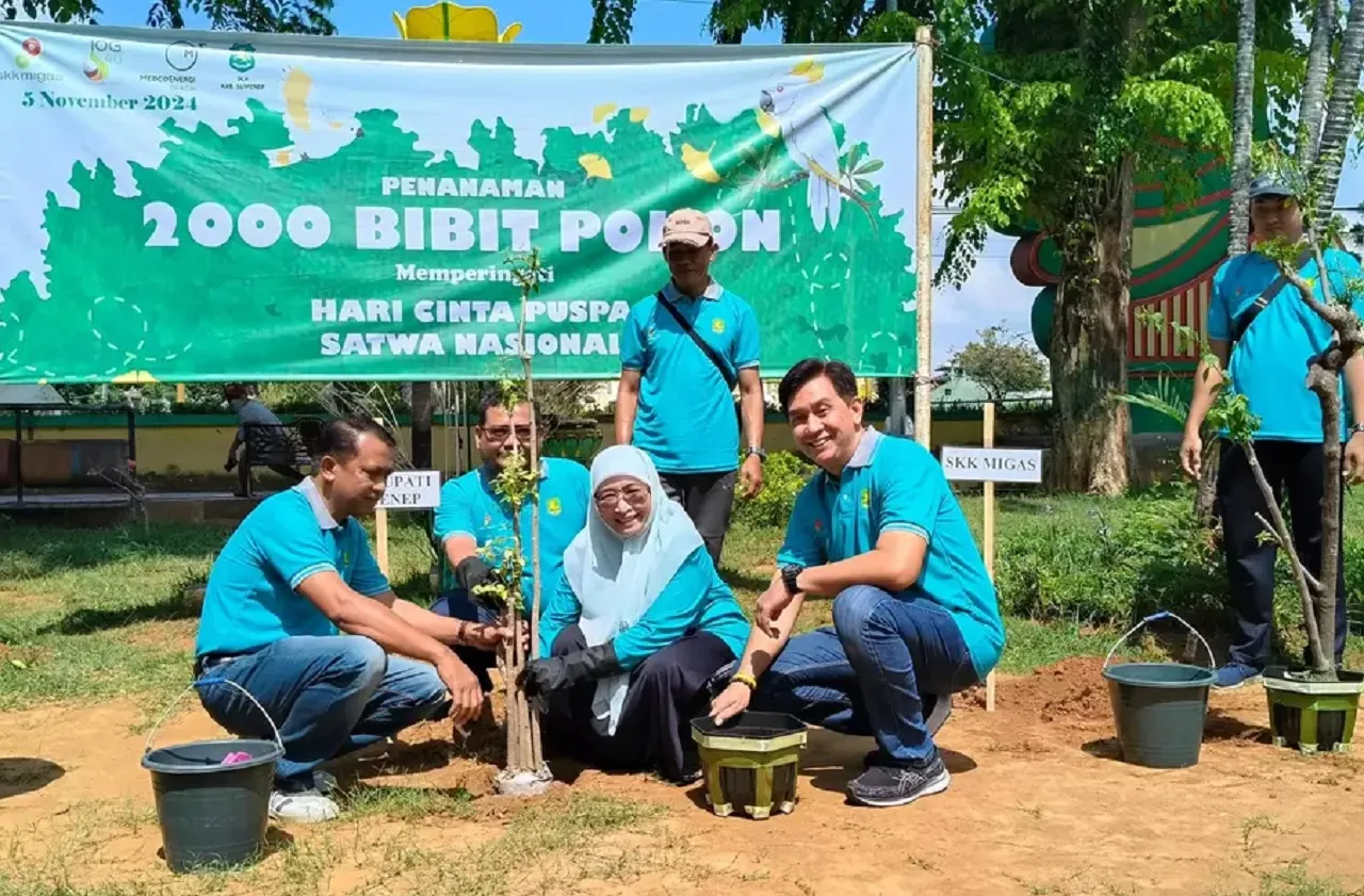 Perluas Hutan Kota, Pemkab Sumenep Gencar Tanam Ribuan Pohon
