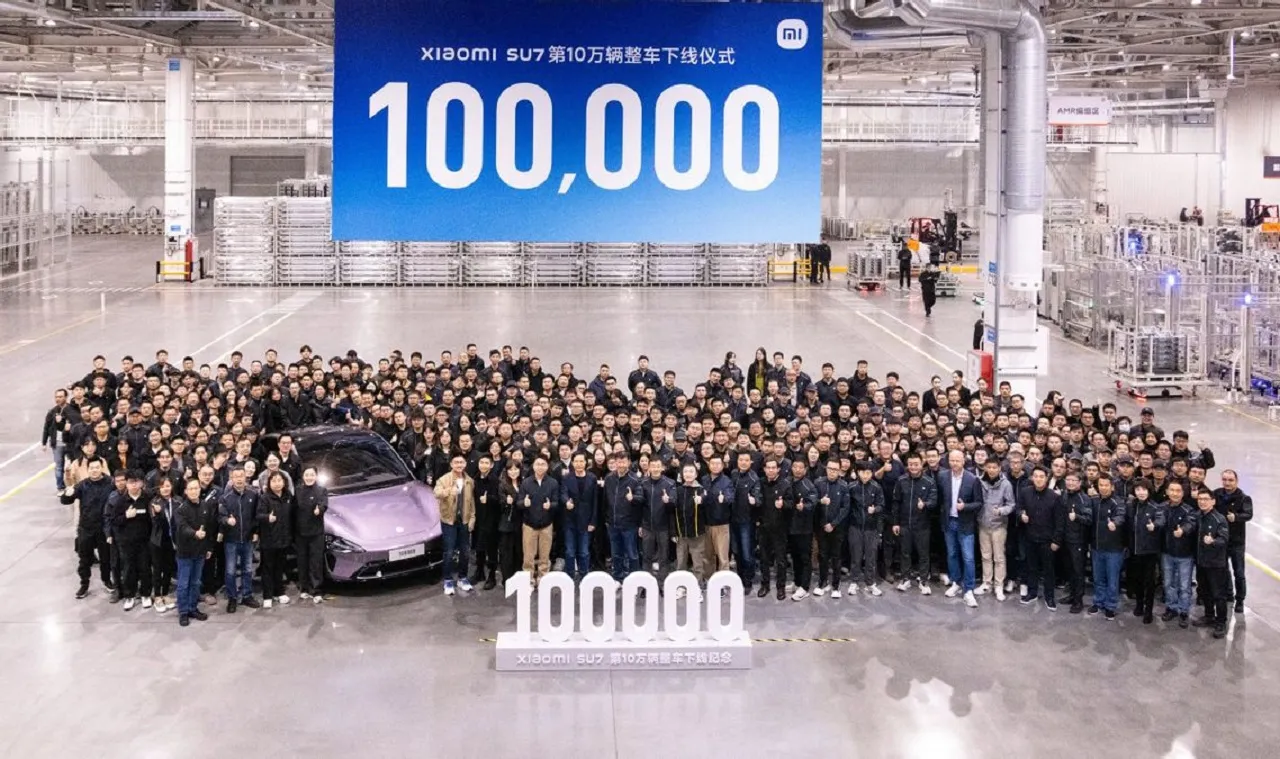 Berdesain Futuristik, Produksi Xiaomi Tembus 100 Ribu Mobil Listrik Dalam 230 Hari