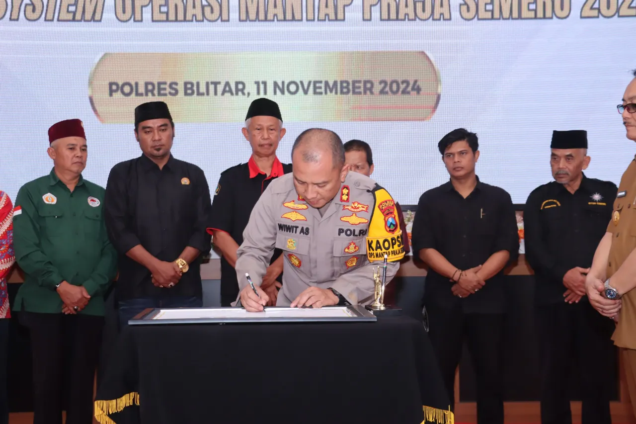 Forkopimda Kabupaten Blitar Silaturrahmi dengan Perguruan Silat di Blitar Raya
