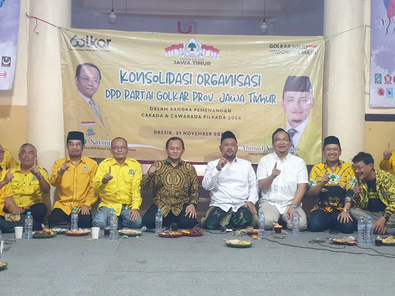 Sekjen Golkar Cek Kesiapan Pemenangan Gus Yani - dr Alif di Pilkada Gresik