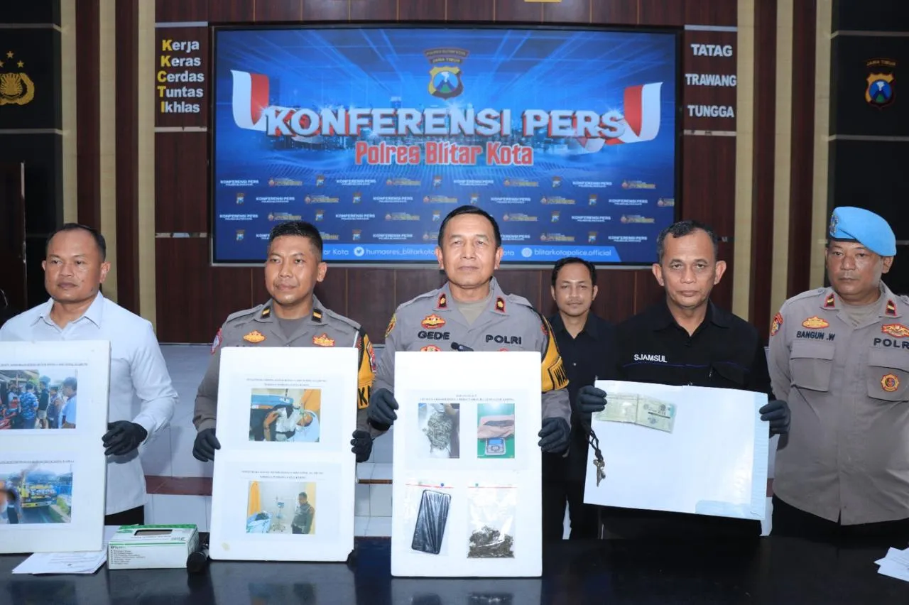 Korban Kecelakaan Bawa Ganja, Kasusnya masih Didalami Satresnarkoba Polres Blitar Kota