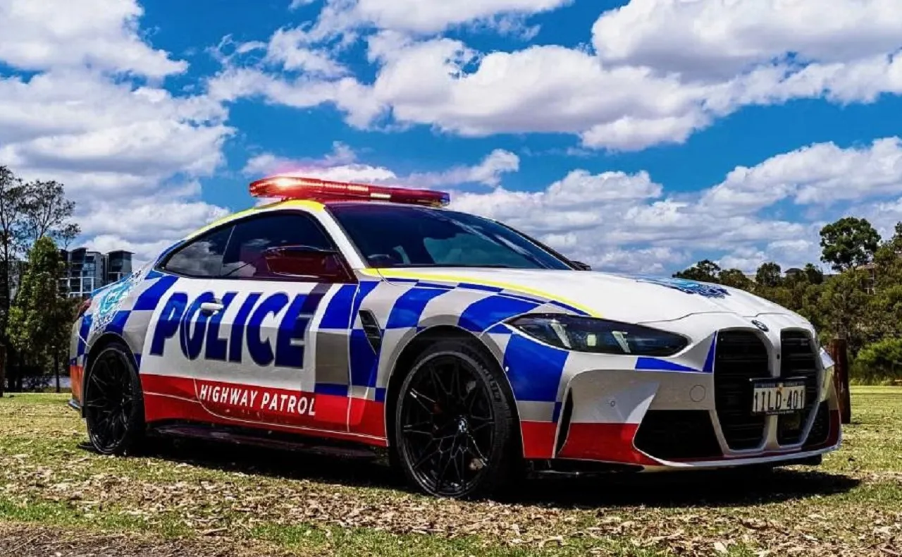 Unik! BMW M4 Competition Disulap Jadi Armada Kepolisian Australia