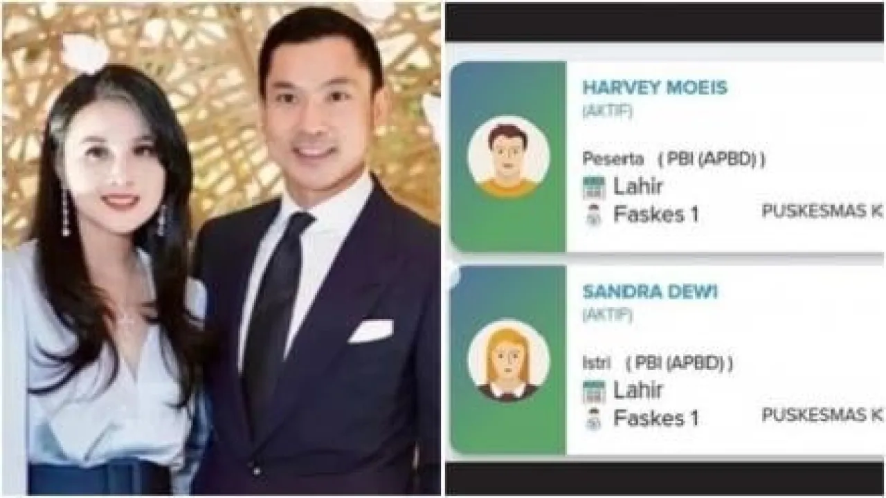 Harvey Moeis dan Sandra Dewi Ikut BPJS Subsidi Pemerintah, Warganet Hujat