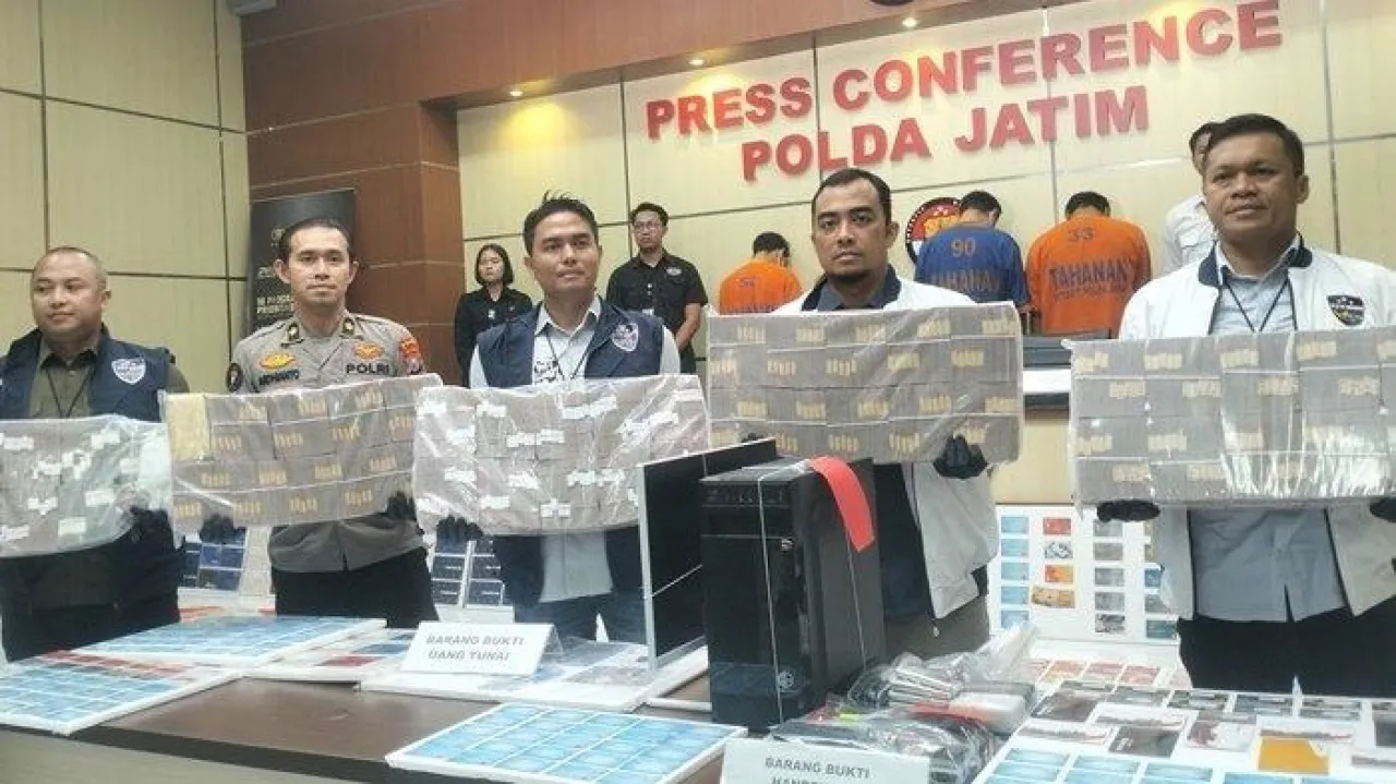 Jaringan Judol Internasional Beromset Rp 200 Miliar, Dibongkar Polda Jatim