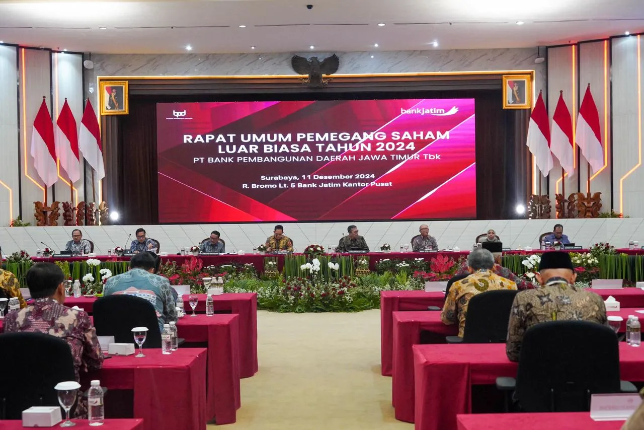 RUPSLB 2024, Bank Jatim Semakin Perkuat KUB dan Lakukan Perubahan Nomenklatur Direksi