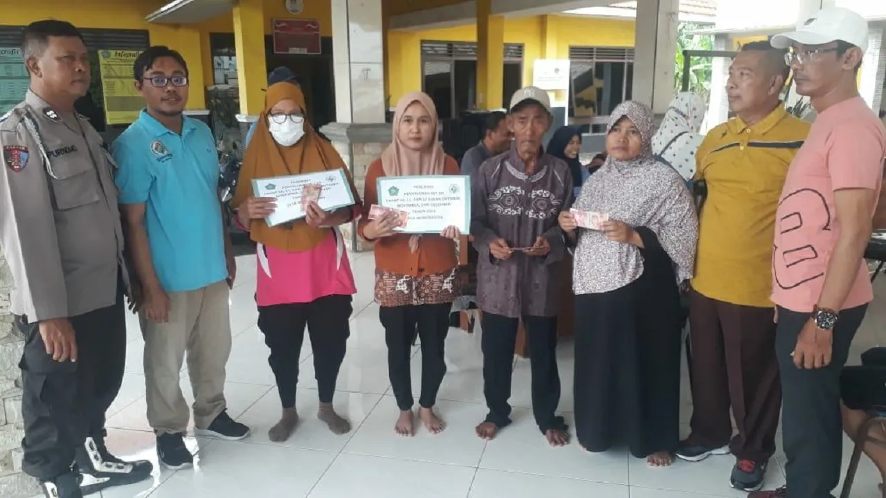 Akhir Tahun Anggaran, Pemdes Wonokasian Salurkan BLT-DD