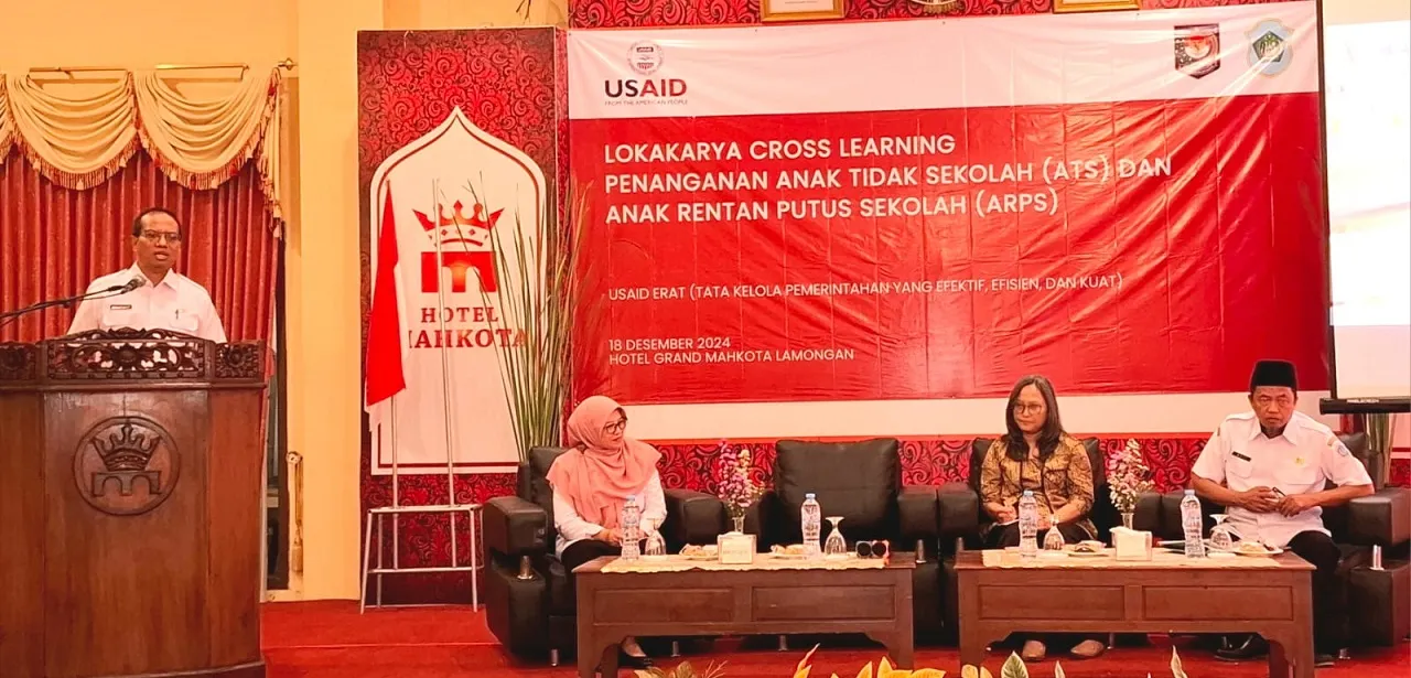 USAID ERAT Perkuat Kolaborasi Penanganan Anak Tidak Sekolah di Lamongan
