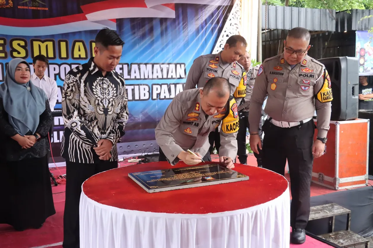 Kapolres Blitar Resmikan Taman Lalu Lintas