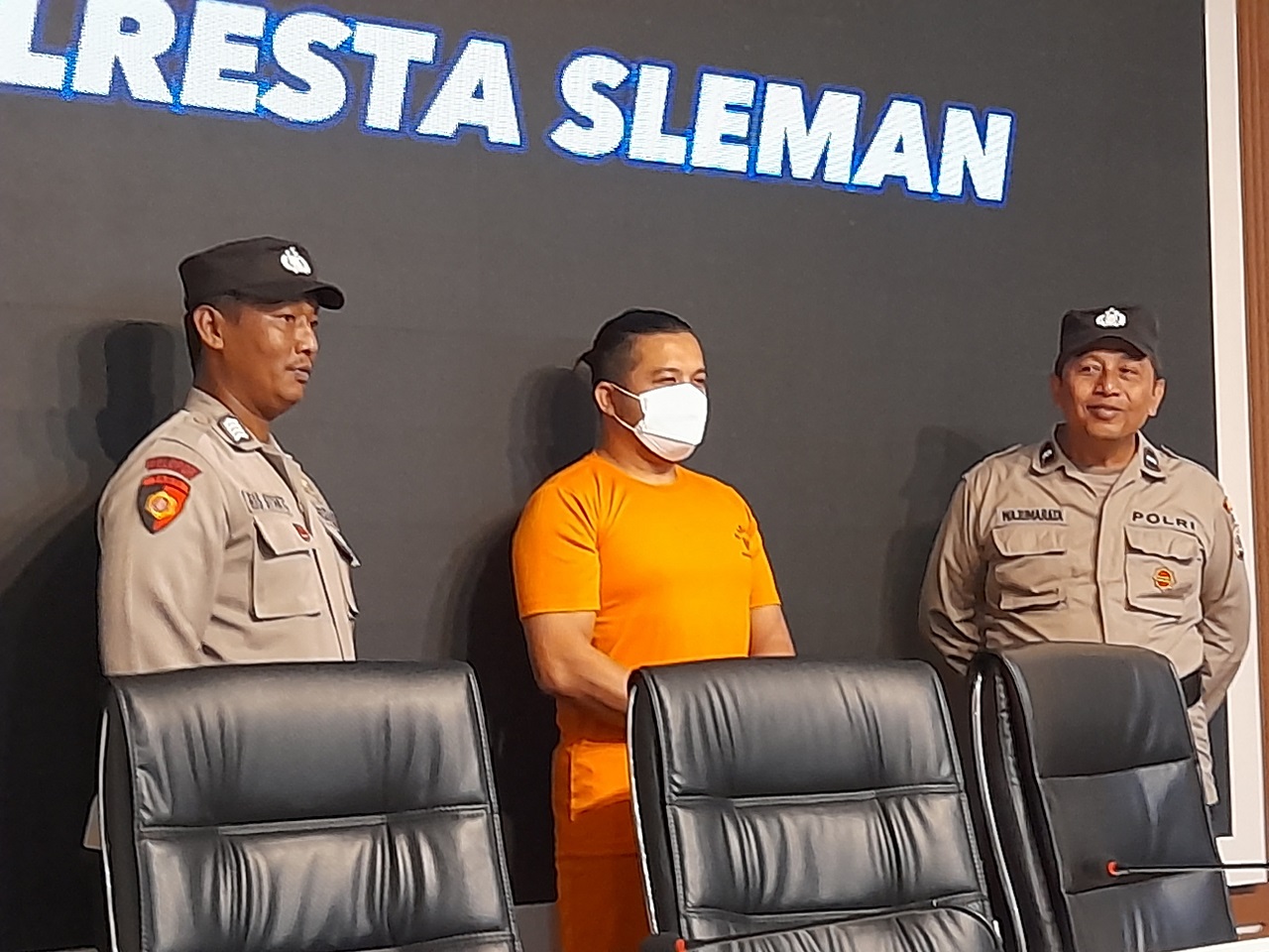 Dokter gadungan PSS Sleman dan Timnas diringkus Polresta Sleman, Rabu (31/01/2024). SP/ SLM