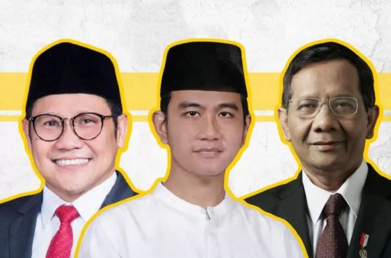 Debat Calon Wakil Presidn (Cawapres) paslon 1 Cak Imin, paslon 2 Gibran dan paslon 3 Mahfud MD. SP/ JKT