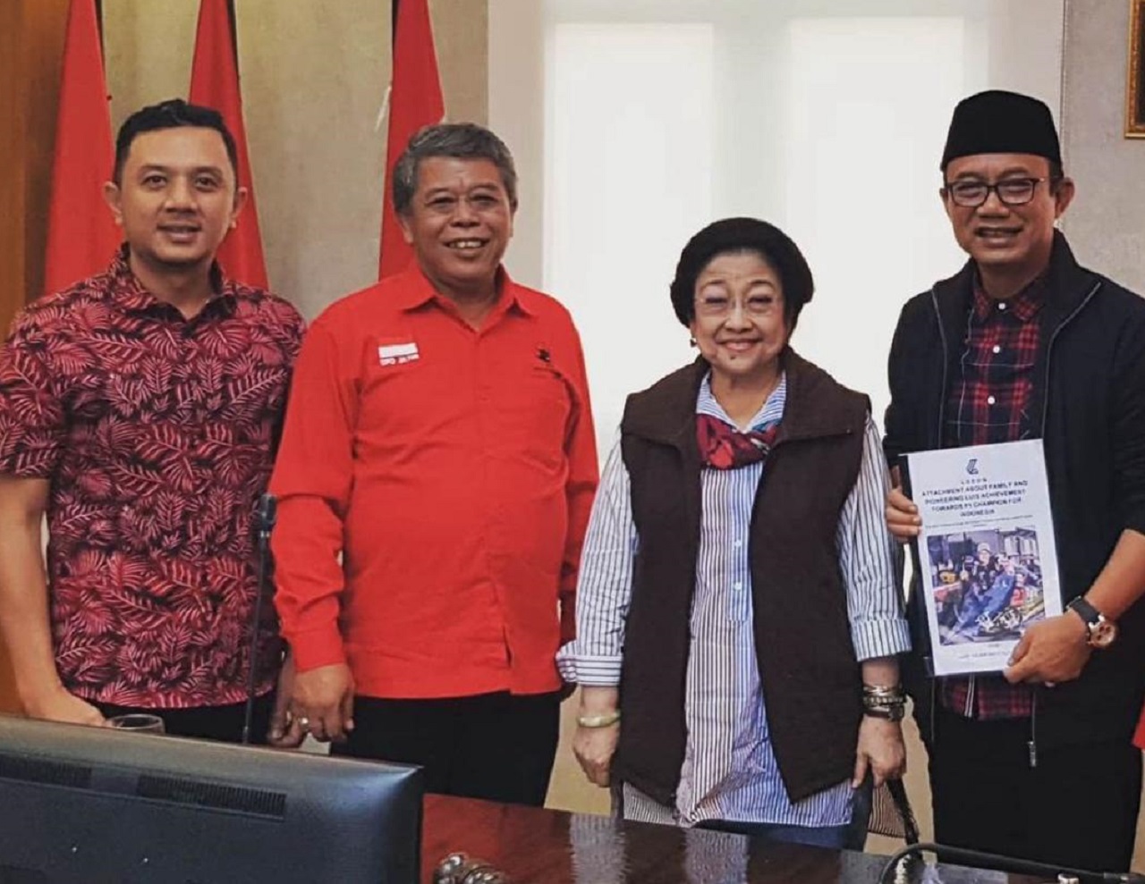 Ketua Umum PDIP Megawati Soekarnoputri pada hari ini, Selasa, 23 Januari 2024 berulang tahun yang ke-77 tahun. SP/ RIKO