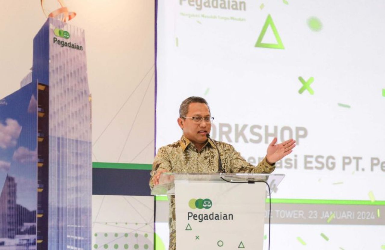 PT Pegadaian gelar workshop bertajuk “Implementasi Environmental, Social, and Governance (ESG)” di The Gade Tower, Jakarta pada hari Selasa (23/01).