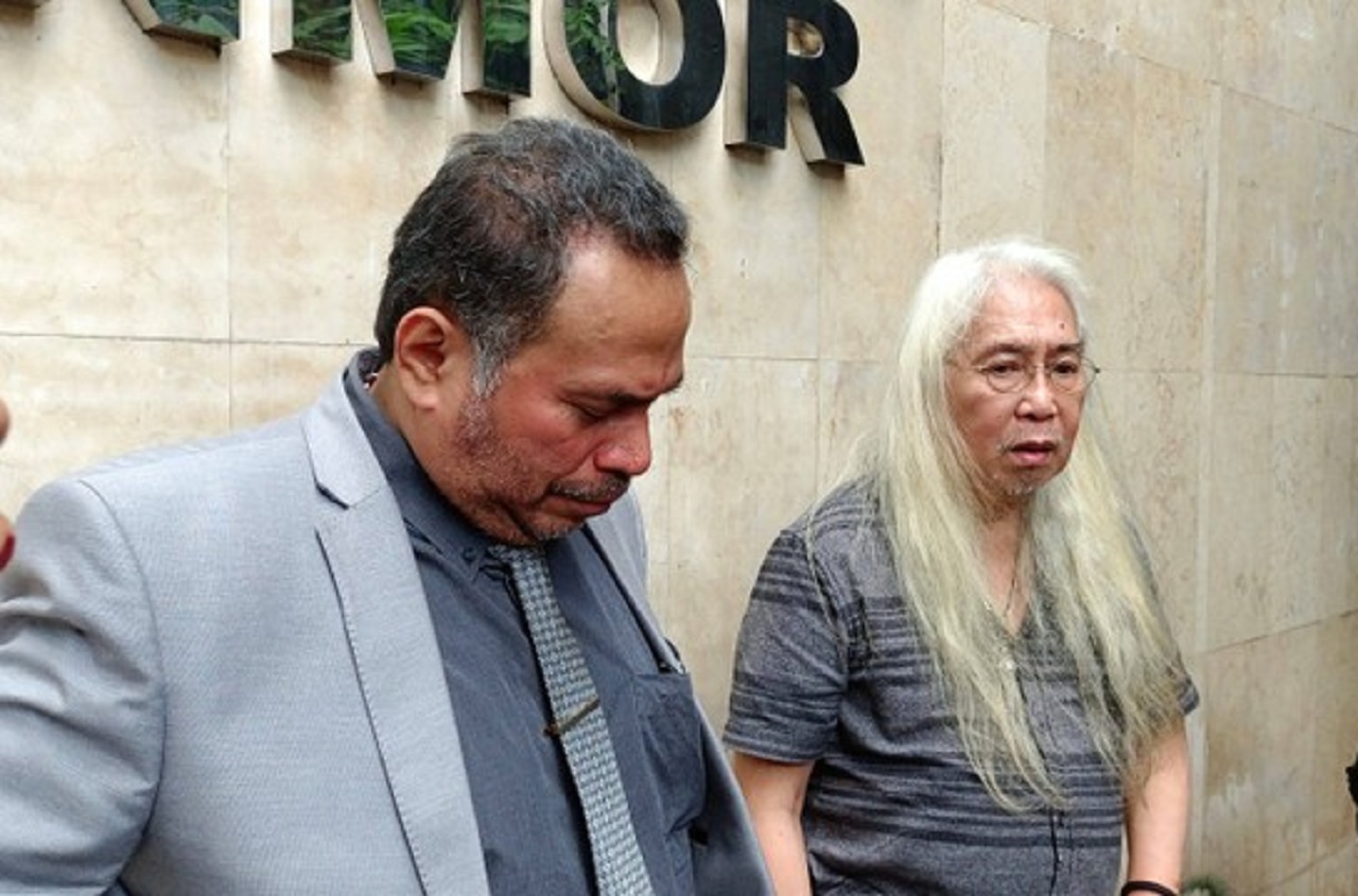 ideon Tengker usai jalani BAP tambahan di Polda Metro Jaya. Foto: Giovanni/ Kumparan Foto