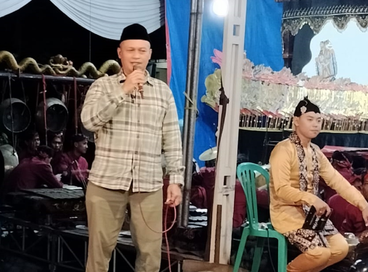 Kegiatan ruwat Dusun kelurahan gebang, Sidoarjo. SP/ HIKMAH