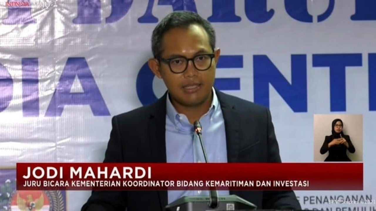 Jodi Mahardi, Juru Bicara Luhut Binsar Pandjaitan, Menko Marves