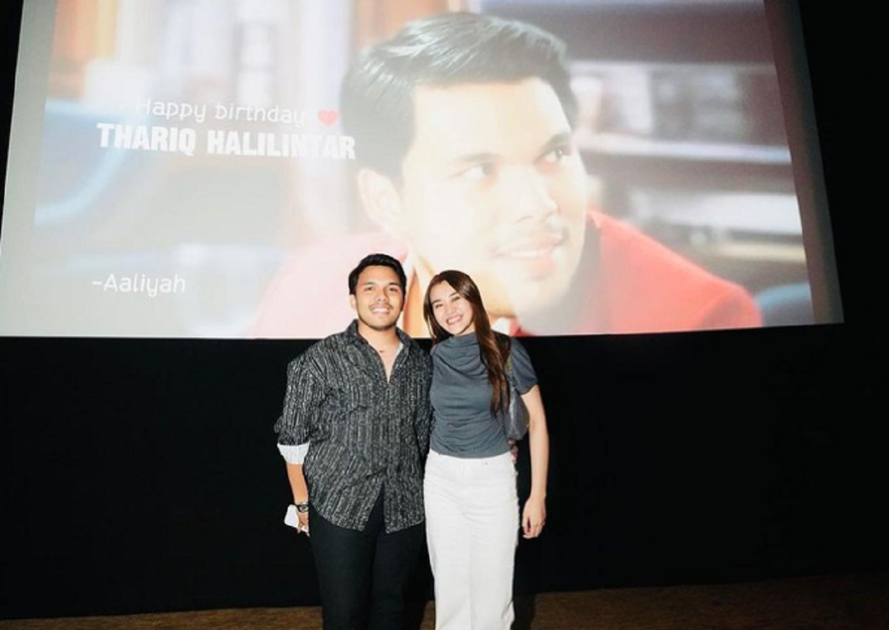 Thariq Halilintar dan Aaliyah Massaid dalam media sosial miliknya. SP/ Instagram @thariqhalilintar