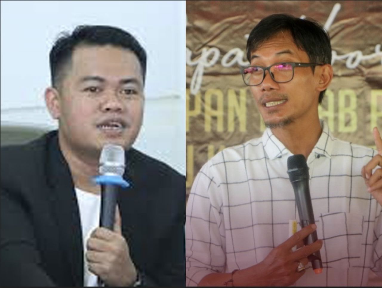 Aang Khunaifi dan Nur Salam anggota KPU Jatim yang baru.