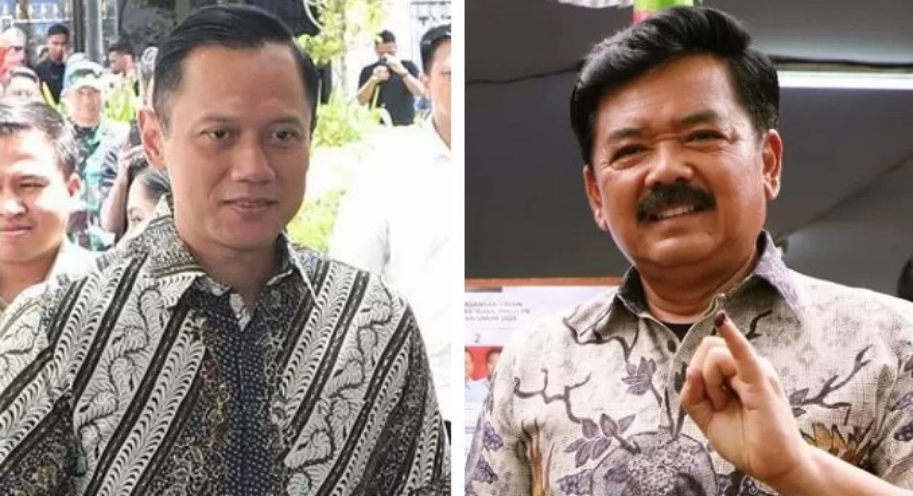 Hadi Tjahjanto dan Agus Harimurti Yudhoyono yang diisukan akan dilantik menjadi Menko Polhukam definitif dan Menteri ATR/Kepala BPN, Rabu ini.