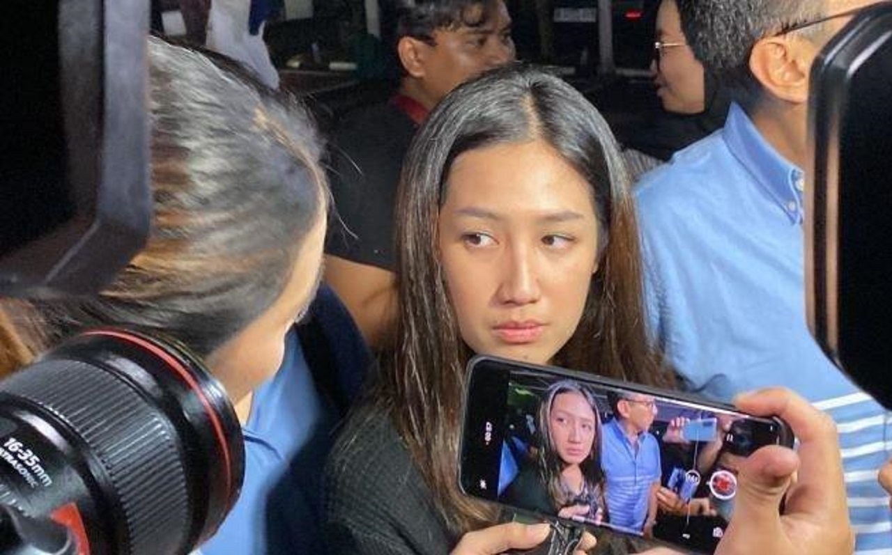 Tamara Tyasmara saat diperiksa tes kejiwaan di Biro SDM Polda Metro Jaya, Kamis (15/02/2024). SP/ JKT