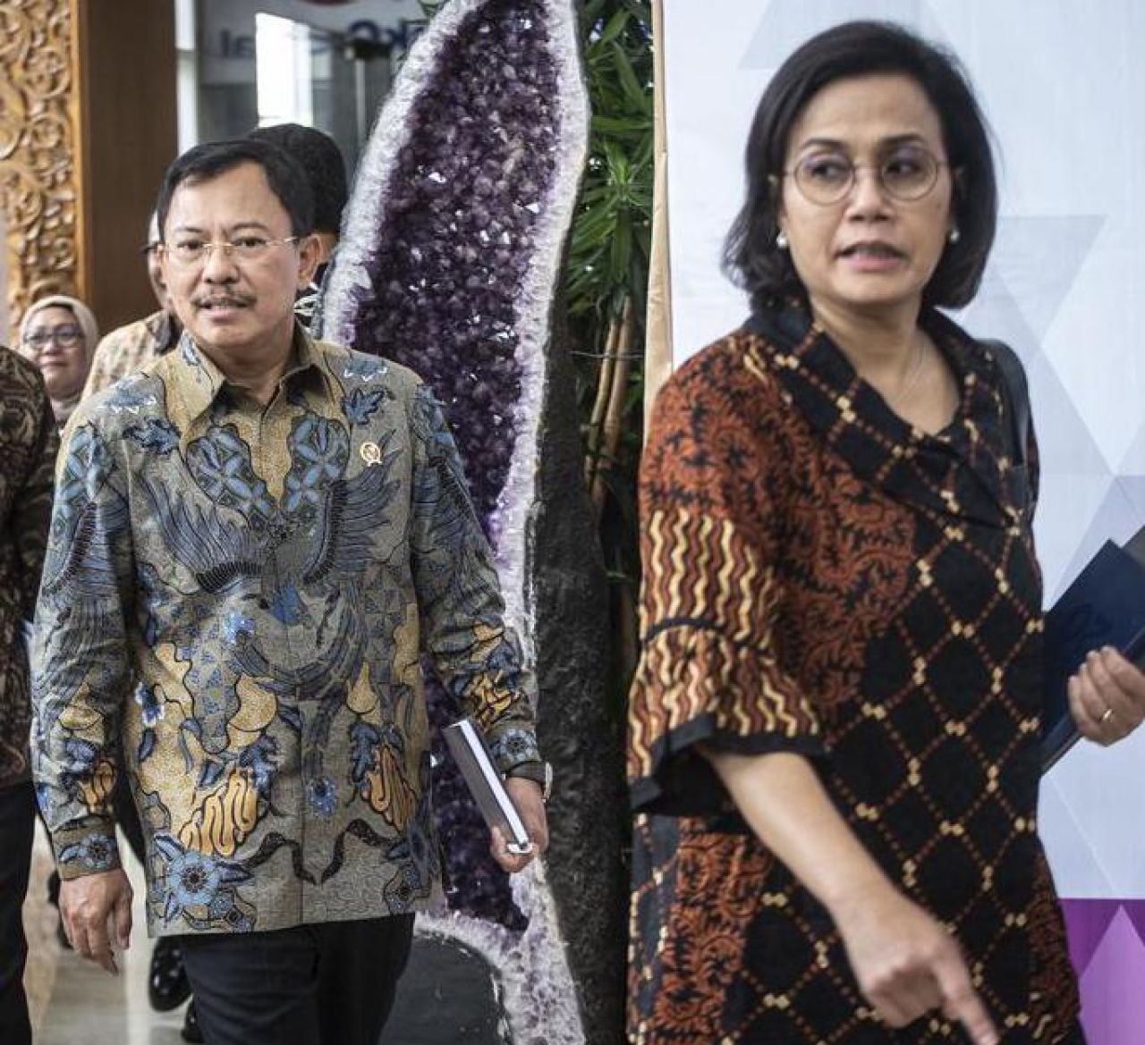 dr Terawan Agus Putranto dan Sri Mulyani.