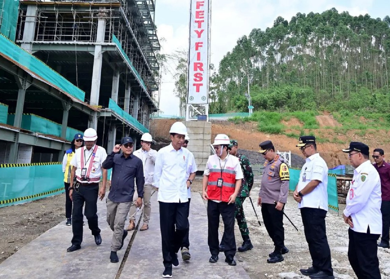 Ilustrasi. Peletakan batu pertama pembangunan fisik (groundbreaking) tahap 4 pada 17 Januari 2024. SP/ KLM