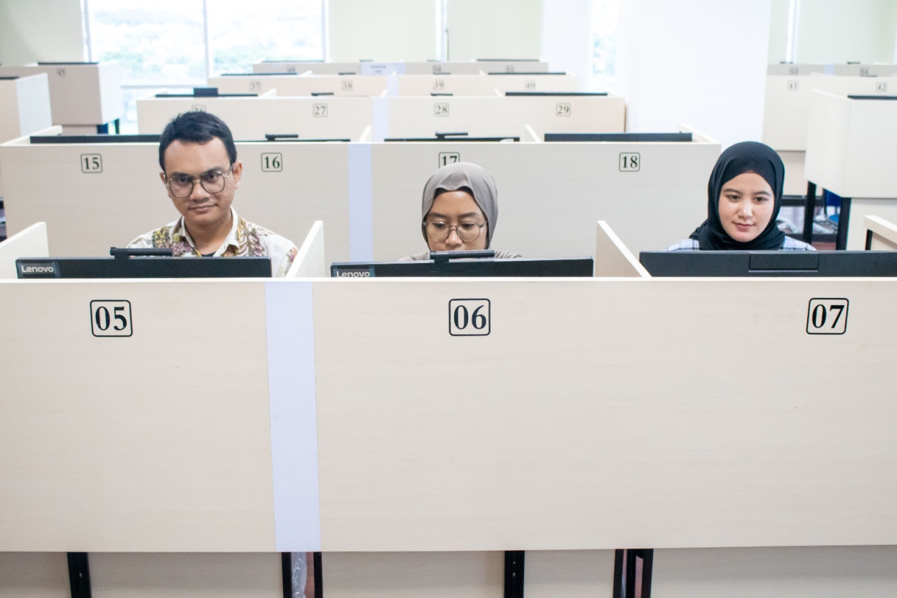 Sistem operasi hingga software tesnya pun sudah dipastikan berjalan dengan baik. SP/UNESA